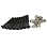 Carver HARDWARE SET CARVER ALLEN BLACK Carver HARDWARE SET CARVER ALLEN BLACK