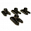 Burton М6х10 CHNL INSERTS 4PK BLACK Burton М6х10 CHNL INSERTS 4PK BLACK
