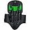 Robowear ORION BACK PROTECTOR BLACK/GREEN Robowear ORION BACK PROTECTOR BLACK/GREEN