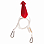 Jobe ROPE BRIDLE STAINLESS HOOKS 1P ASSORTED Jobe ROPE BRIDLE STAINLESS HOOKS 1P ASSORTED