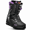 32 LASHED DOUBLE BOA W'S BLACK/PURPLE 32 LASHED DOUBLE BOA W'S BLACK/PURPLE