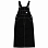 Carhartt WIP W' BIB SKIRT LONG BLACK (RINSED) Carhartt WIP W' BIB SKIRT LONG BLACK (RINSED)
