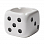 Stussy Ceramic Dice Ashtray White Stussy Ceramic Dice Ashtray White