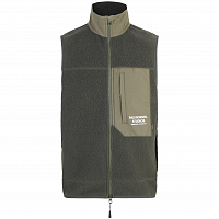 Pas Normal Studios Escapism Fleece Gilet DARK OLIVE