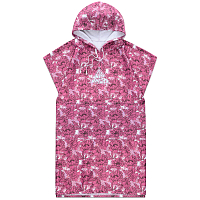 SURF SHELTER Carrapateira Poncho PINK ROSES