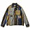 Engineered Garments Bowling Shirt YELLOW/GREY COTTON ZIG ZAG DOBBY STRIPE ES029 Engineered Garments Bowling Shirt YELLOW/GREY COTTON ZIG ZAG DOBBY STRIPE ES029