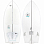 Ronix Flyweight Bat Tail ALPINE WHITE/AZURE Ronix Flyweight Bat Tail ALPINE WHITE/AZURE