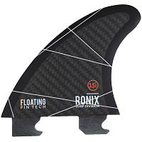 Ronix 3.5 IN - Floating Fin-s 2.0 Tool-less Fiberglass - Right Charcoal