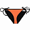Glidesoul Bikini Bottom With Laces 0,5 MM Peach/ Black