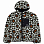 Stussy Pattern Sherpa Jacket NATURAL