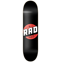 RAD Solid Deck BLACK/RED