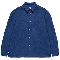 A Kind of Guise Gusto Shirt Wool SKYDIVER BLUE
