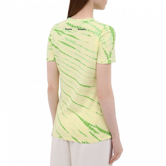 Футболка Proenza Schouler White Label TIE DYE Stretch Jersey Tshirt SS21  купить в интернет магазине Траектория - цена, отзывы, скидки в Москве,  Санкт-Петербурге Футболка Proenza Schouler White Label TIE DYE Stretch  Jersey