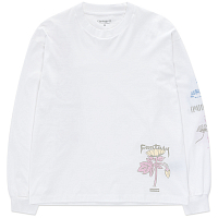 Carhartt WIP W' L/S Verdant Fantasy T-shirt White