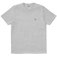 Carhartt WIP S/S Chase T-shirt ASH HEATHER / GOLD