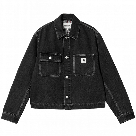 Джинсовая куртка Carhartt WIP W’ Rider Shirt JAC  SS23 от Carhartt WIP в интернет магазине www.traektoria.ru - 1 фото