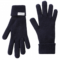 Woolrich Ribbed Gloves DARK BLUE