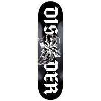 Disorder Skateboards Hands OF Chaos Deck SS23 BLACK/WHITE