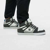 DC Pure High-top WC GREY/WHITE/BLUE