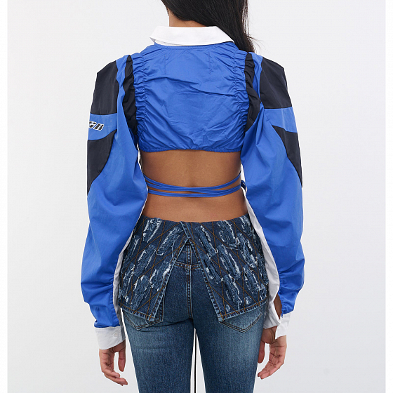 Топ Andersson Bell Josie Racing Crop Shirts  SS23 от Andersson Bell в интернет магазине www.traektoria.ru - 3 фото