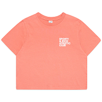 Sporty & Rich Exercise Often Cropped T Shirt FLAMINGO