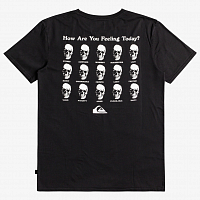 Quiksilver HOW ARE YOU FEELING M TEES BLACK