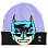 686 Batman Knit Beanie PURPLE
