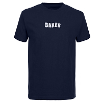Baker Brand Logo TEE NAVY