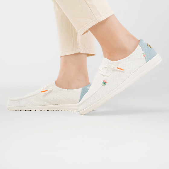 Мокасины Dude Wendy Boho White SS купить в интернет-магазине Траектория