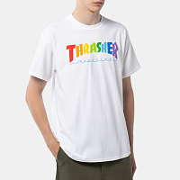 Thrasher Rainbow MAG White