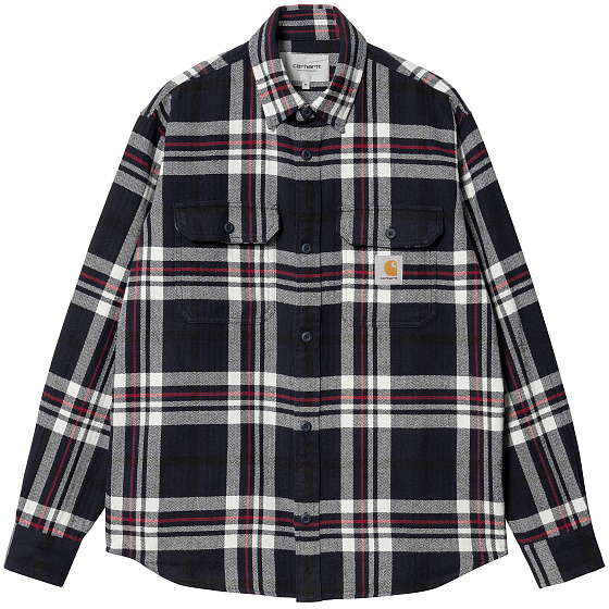 Рубашка Carhartt WIP L/S Wallace Shirt  SS23 от Carhartt WIP в интернет магазине www.traektoria.ru - 1 фото