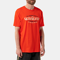 Quiksilver CHECK ON IT M TEES CHERRY TOMATO