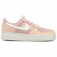 Nike AIR Force 1 PEARL WHITE/SAIL WHITE-FOSSIL LIME-PINK OXFORD