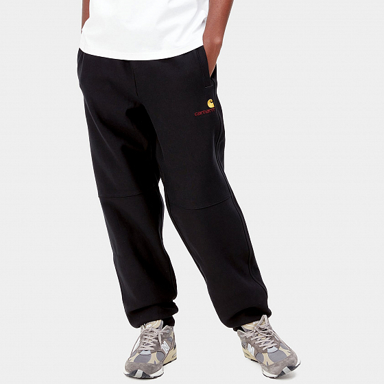 Спортивные брюки Carhartt WIP American Script Jogging Pant  SS23 от Carhartt WIP в интернет магазине www.traektoria.ru - 2 фото