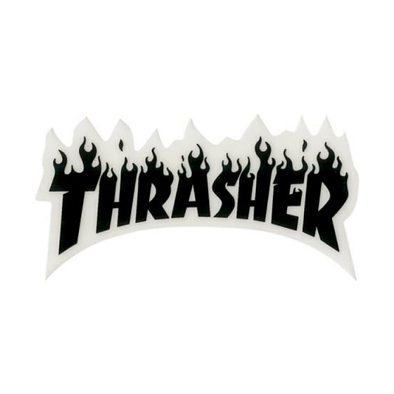 Наклейка Thrasher Sticker-flame Logo Small  FW23 от Thrasher в интернет магазине www.traektoria.ru - 1 фото
