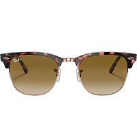 Ray Ban Clubmaster PINK HAVANA/CLEAR GRADIENT BROWN