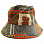 Engineered Garments Bucket HAT BLACK GOLD COTTON AFRICAN PRINT YF001