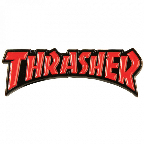 Значок Thrasher Thrasher Logo Lapel PIN  FW23 от Thrasher в интернет магазине www.traektoria.ru - 1 фото