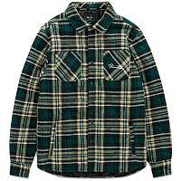 PRIMITIVE Canyon L/S Flannel Jacket Dark Green