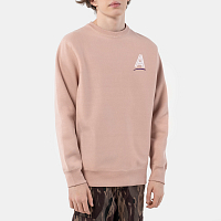 Alltimers Straight AS Embroidered Crew Dusty Pink