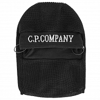 C.P. Company Extra Fine Merino Wool Hood BLACK