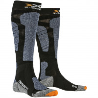 X-Socks Carve Silver 4.0 BLACK/BLUE MELANGE