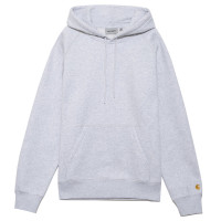 Carhartt WIP Hooded Chase Sweatshirt ASH HEATHER / GOLD