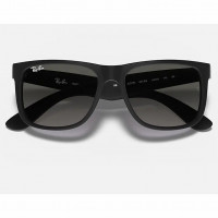 Ray Ban Justin RUBBER BLACK/LIGHT GREY GRADIENT GREY