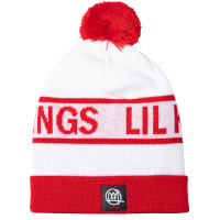 Lil Kings PON PON Beanie Logo Red/White
