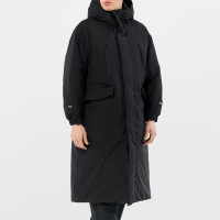 HYKE Pertex Military Coat BLACK