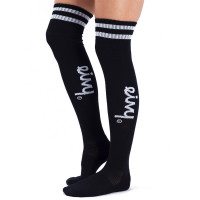 EIVY Cheerleader Over Knee Wool Socks BLACK