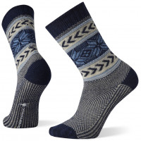 Smartwool SNOWFLAKE PATTERN CREW DEEP NAVY