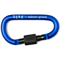 MISTER GREEN Gear Carabiner BLUE