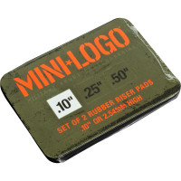 Mini Logo Riser Rigid ABS '4' BLACK